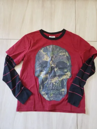 Lote de 6 Camisetas Manga Longa p/Menino 