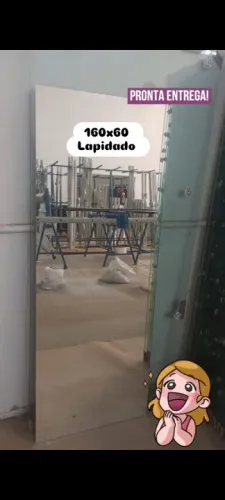 ESPELHO LAPIDADO 3 MM  160x60 
