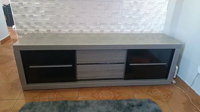 Rack cor cinza com preto 1,80 de largura