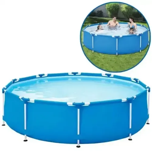 Piscina Estruturada Redonda Plástica - 3,5m
