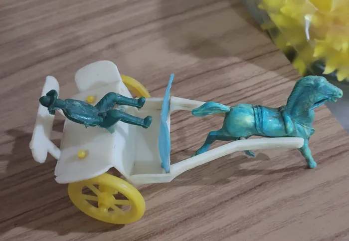 Brinquedo charrete 1970