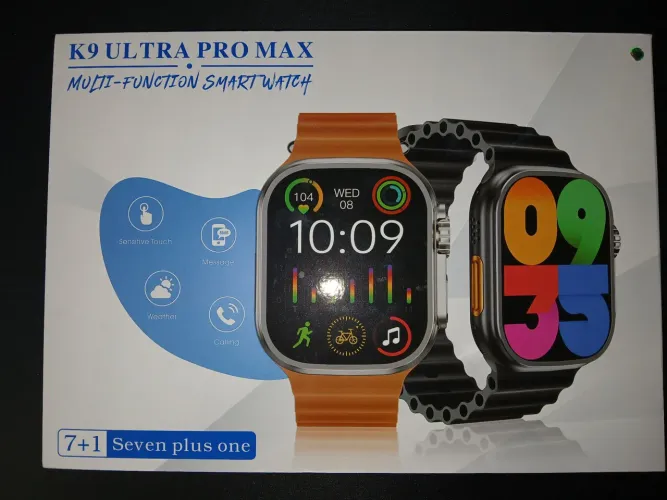 Relógio Smartwatch K9 Ultra Pro Max Multi-Função - Cor: Preto