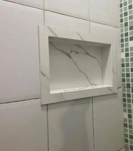 Nicho para banheiro em porcelanato
