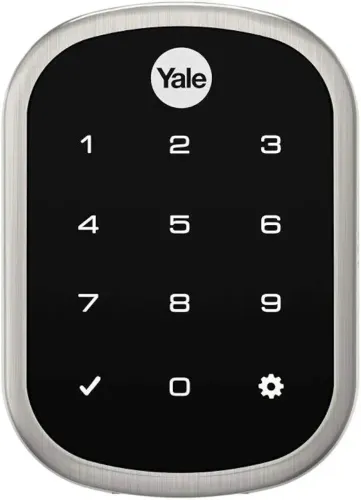 Fechadura Digital Yale YRD 256, compatível com Alexa, Preto/Prata