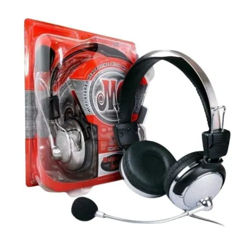 Fone de ouvido gamer uso geral com fio longo