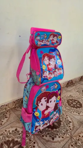 Mochina infantil com rodinhas Maria Clara e JP
