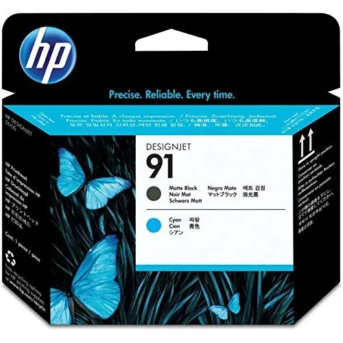 Cabeça de impressão HP C9460A 91  preto e ciano Designjet Z6100