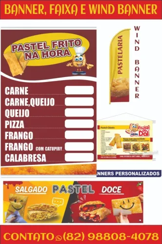 BANNER, FAIXA E WIND BANNER