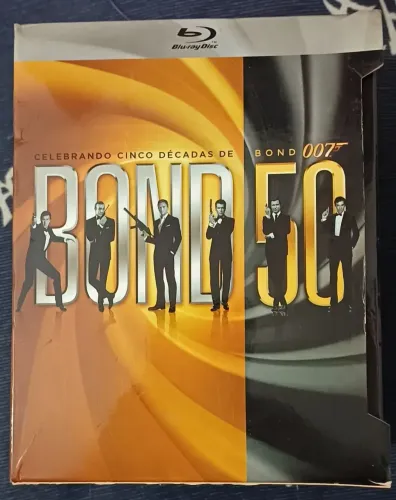 Coleção Bond 50 anos em blu-ray (23 filmes do James Bond 007)