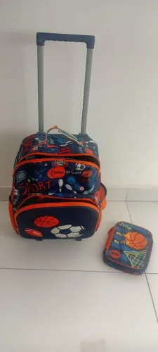 Mochila Escolar Rodinhas TipTop