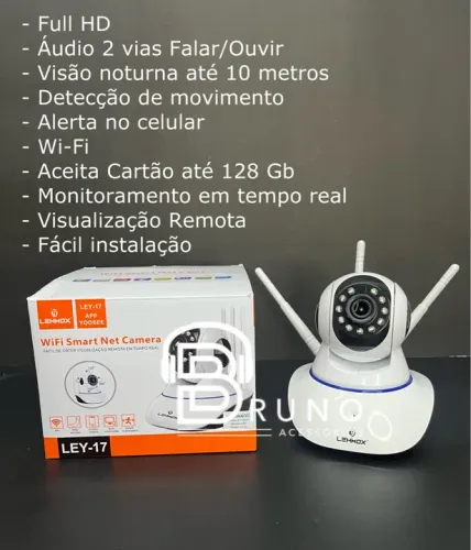 Câmera de Segurança Wi-Fi Full HD - Monitoramento Remoto
