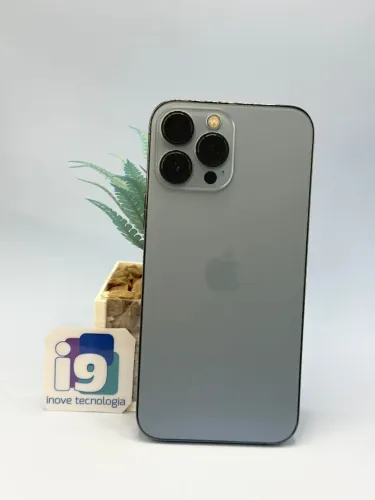 iPhone 13 Pro Max Azul 128GB 78% saúde da bateria, Seminovo  