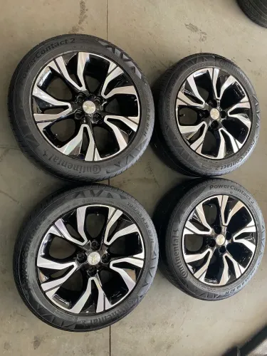 Rodas aro 16 onix premier + pneus continental 