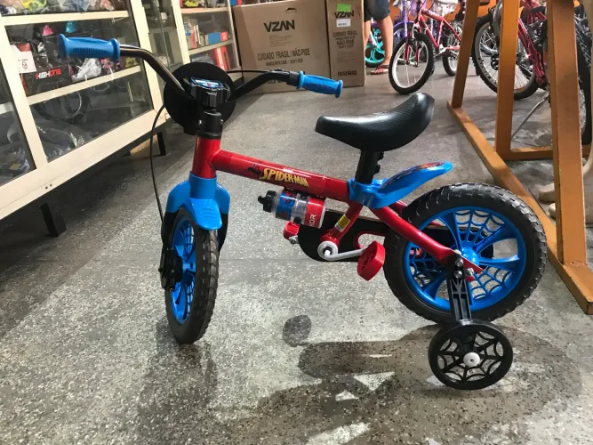 Bicicleta HOMEM ARANHA Nathor Aro 12 PROMOÇÃO 