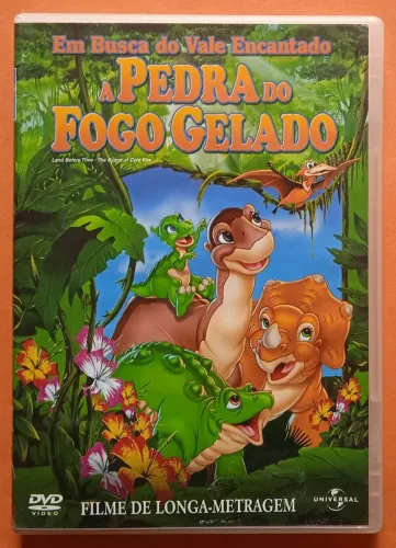 Dvd Em Busca do Vale Encantado - A Pedra do Fogo Gelado