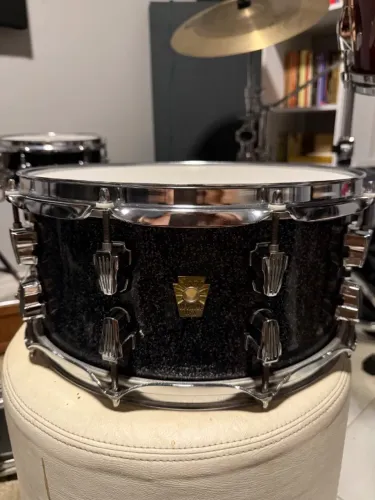 Ludwig Keystone Maple 14x6,5 nova, com selo de autenticidade e pele original!