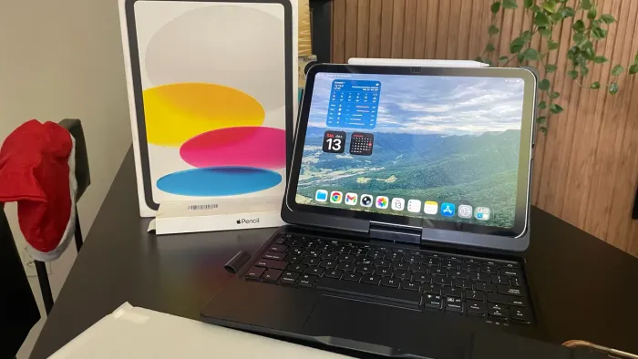 Ipad 10 + Apple Pencil + Capa teclado e outras capas + Película extra e mais