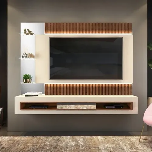 Painel Retti Ripado c/ LED p/ TV até 60' - Entrega e montagem Grátis Fortaleza