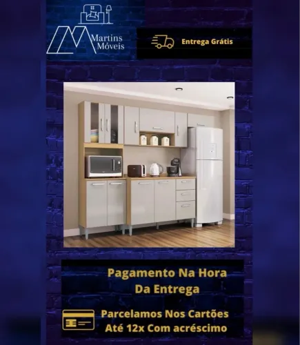 GRANDE PROMOÇÃO COZINHA LAVÍNIA COMPLETA NOVO ENTREGA GRÁTIS ACEITA CARTÃO