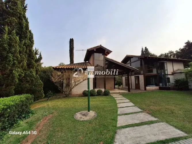 Cond Vila Real Casa Rústica 5 Suítes por R$3.750.000 - Granja Viana