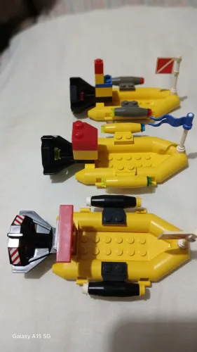 Barcos LEGO - 3 unidades