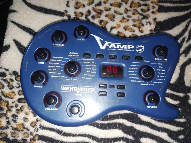 Pedaleira vamp 2 troco em pedal tank G