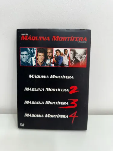DVD coleção máquina mortífera 1 2 3 4