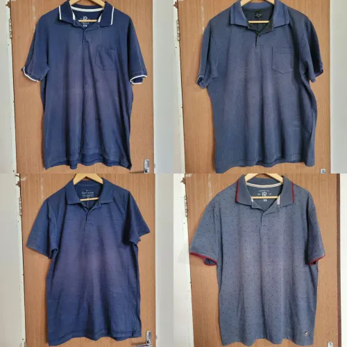 A partir de R$8 - Camisas Polo masculinas - Tamanho GG