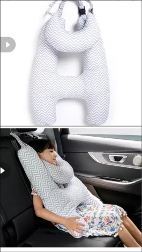 Travesseiro de viagem para crianças - Conforto e segurança