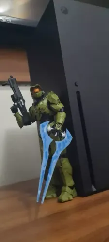 Boneco Master chief Halo 18cm articulado