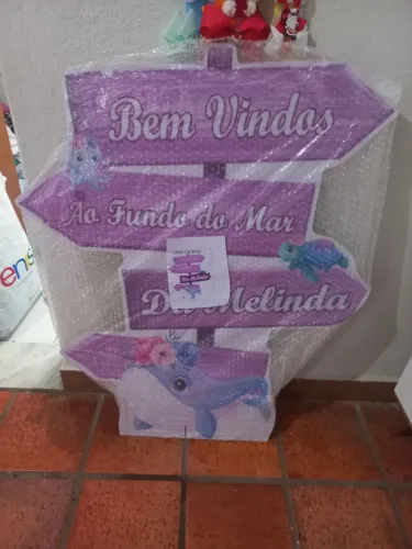 Display fundo do mar