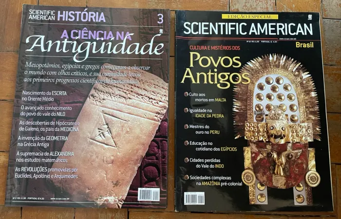 Coleção de 10 Revistas Científicas