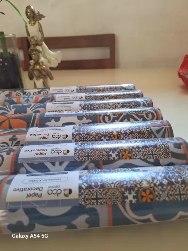 Papel/adesivo de Parede Decorativo - Modelo Azulejo