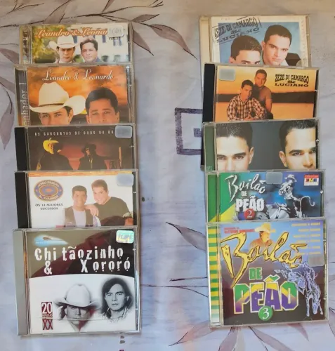 Coleção CDs Sertanejo Raiz Diversos Títulos 