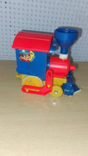 Trem de brinquedo vintage da estrela 