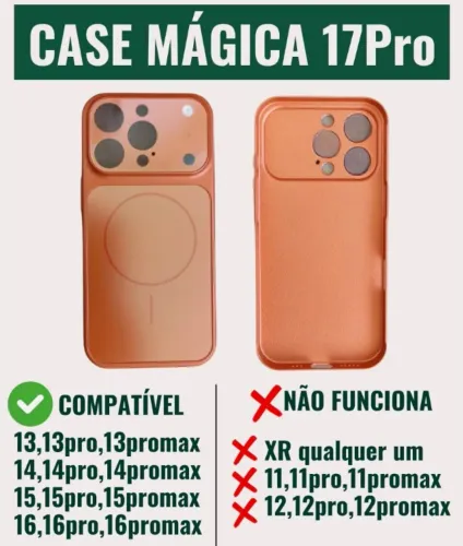 Upgrade Instantâneo! De iPhone Antigo para 17 Pro - Compatível 13 Pro/Max ao 16 Pro/Max