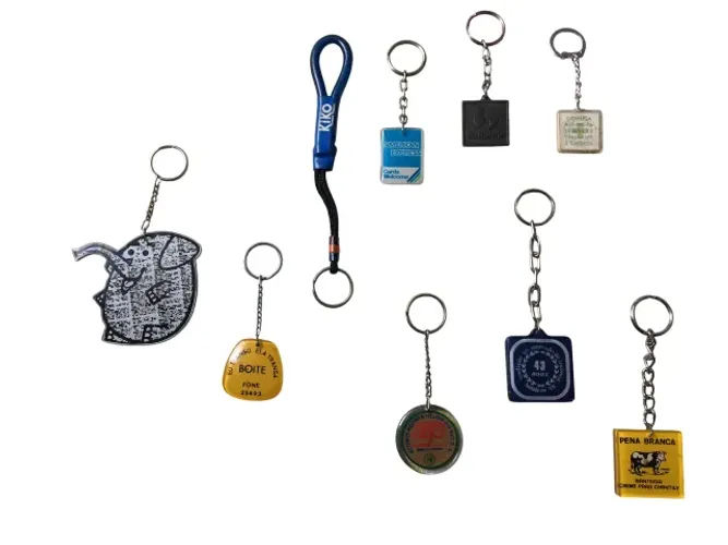 lote de chaveiros antigos raros vintage