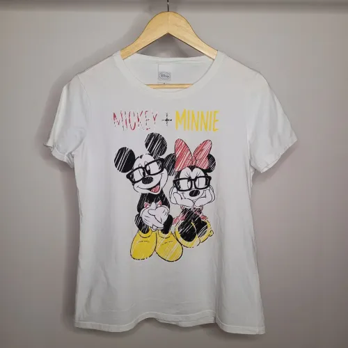 Blusa feminina Minnie branca - Tamanho M