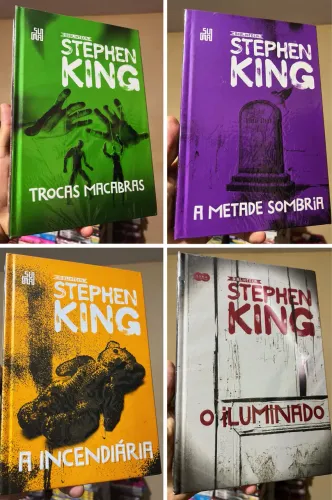 Stephen king 4 livros todos em ótimo estado