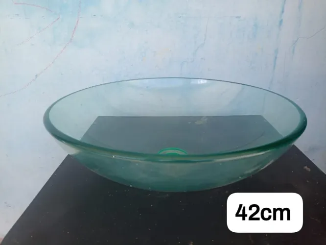 Cuba de Vidro Redonda 42cm