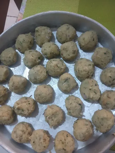 Bolinho de bacalhau para eu natal 1kg R$ 69,00