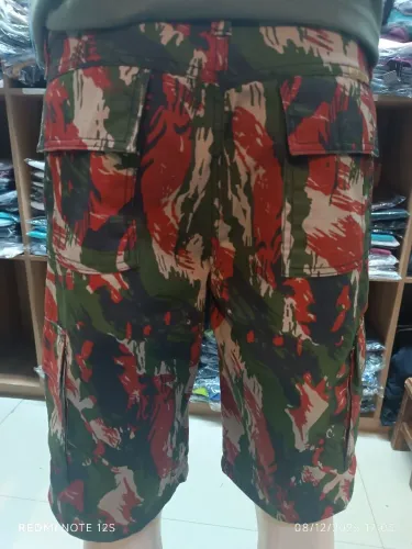 Bermudas masculina ripstop camuflada