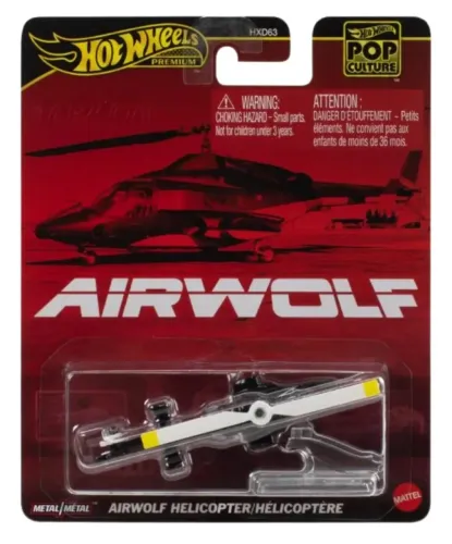 Hot Wheels Premium Pop Culture 2025 - Airwolf Helicóptero 