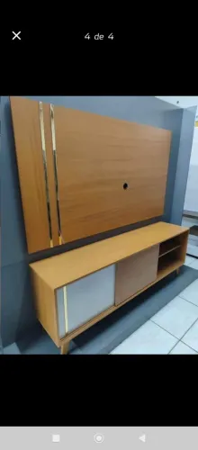 Painel para TV com rack - Design moderno