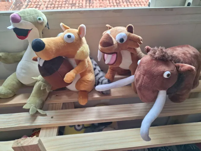 Coleção pelúcias Era do Gelo