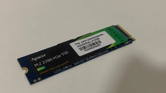 SSD NVME APACER 512GB