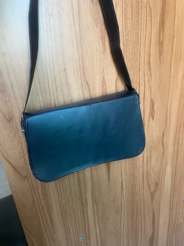 Bolsa baguete couro sintético
