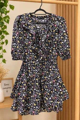 Vestido estampado floral (Renner)