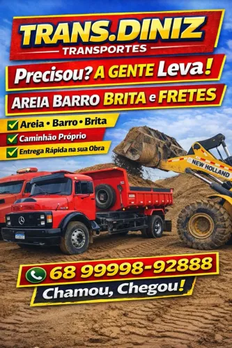 DISK AREIA BARRO e BRITA