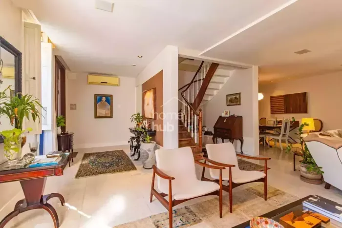 Casa duplex para comprar com 4 quartos, 221m² - Cosme Velho - Rio de Janeiro/RJ